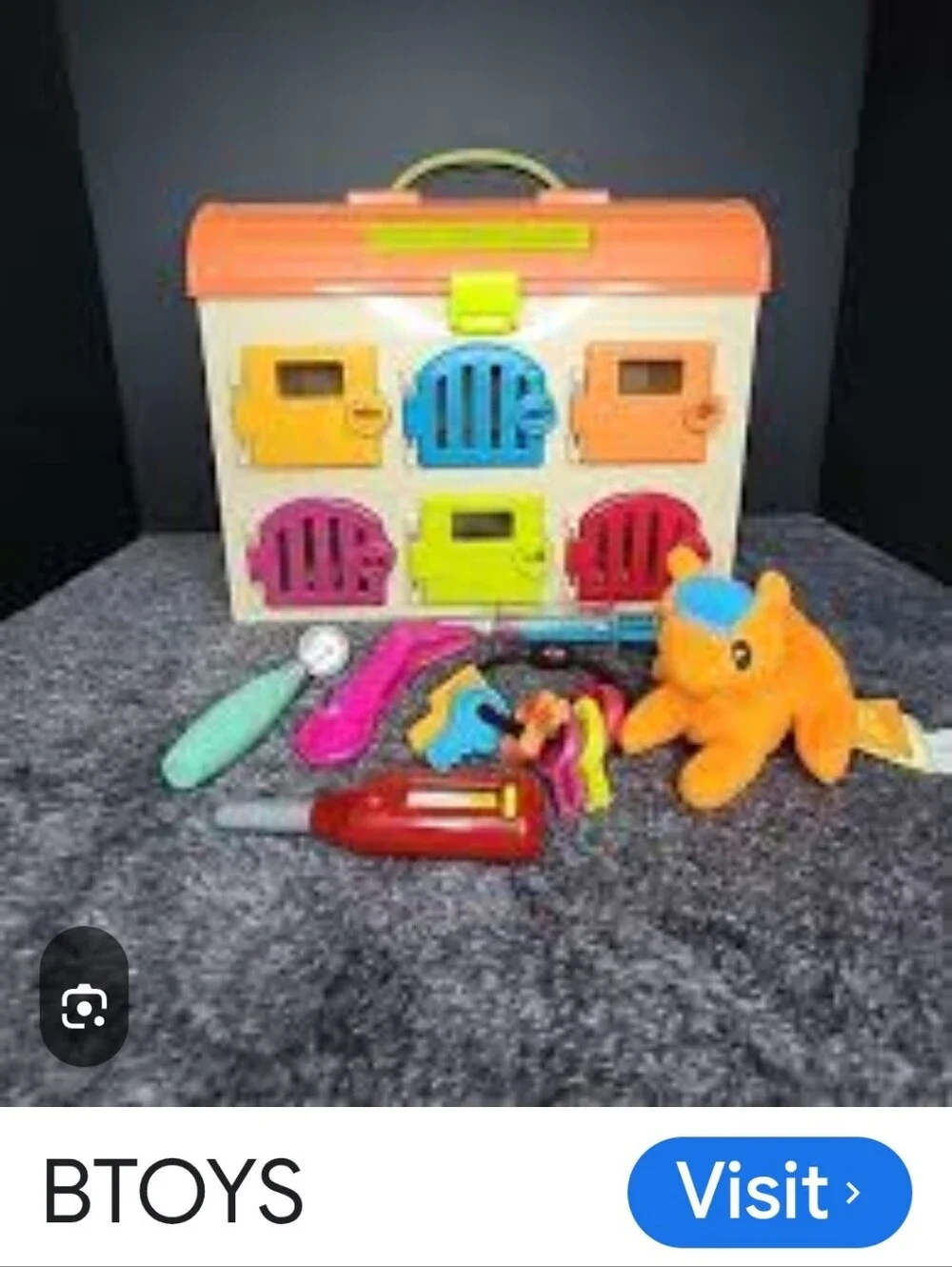 Colorful Lock & Key Playhouse - Multicolor